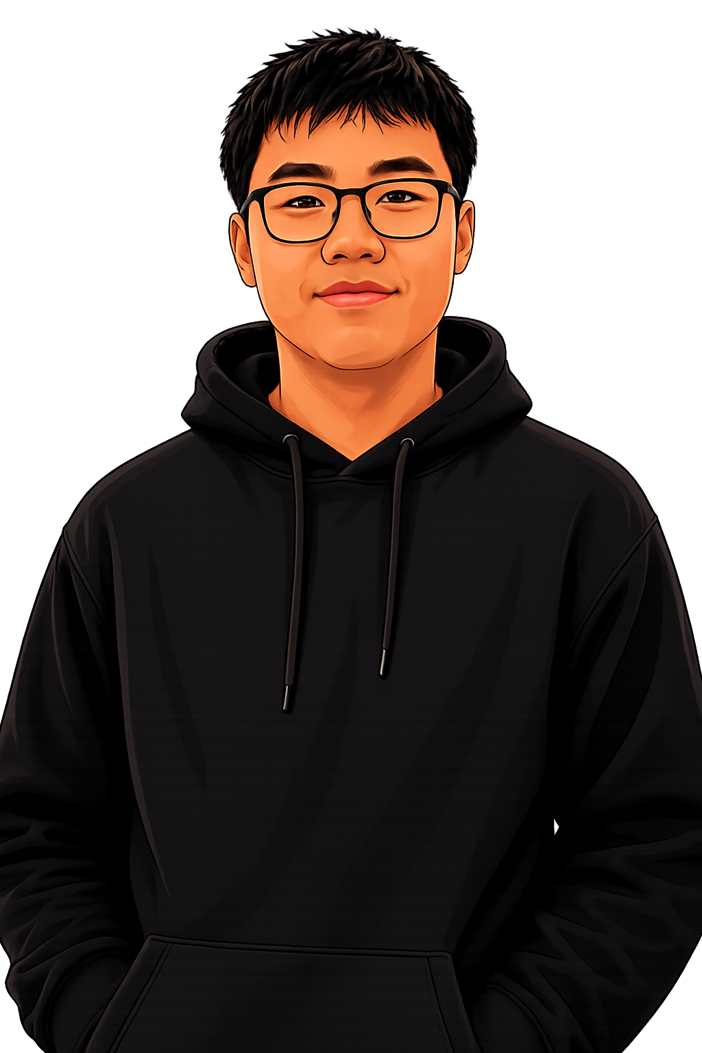 Portrait illustration of Carl Llemos